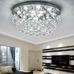 Modern Crystal Ball Ceiling Lights Surface Mounted LED Lamps Lighting Fixture for Living Room Lustres Home Decor Lampara Techo