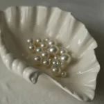 Shell Plate Cream Retro Ceramic Plate Fruit Snack Plate Dinner Tray Dish Set Jewelry Storage Dish Tableware Gift - Image 4