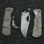 LEMIFSHE Made Dixon Titanium Handle 154CM Ceramic Bearing Pocket EDC Tool Kitchenware Fish Hunting Camping Outdoor Folding Knife - Image 5