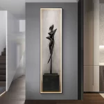 Modern Abstract Art Interior Painting Led Wall Hanging Lamp For Living Room Kitchen Porch Aisle Dining Room Room Home Decoration - Image 3