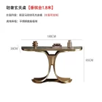 Elegant Vertical Living Room Table Metal Design Entry Premium Hotel Table Nordic Hall Wohnzimmer Tische Luxury Furniture - Image 13
