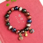 Fashion Ethnic Incense Gray Colored Glaze Bracelet Qin Xiaoxian With Beijing Yonghegong Beast Bangle for Men Women Gift - Image 5