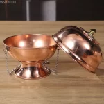 Hanging Incense Burner Red Copper Zen Engraved Stupa Aromatherapy Stove Meditation Smoke Furnace Orientale Altars Decorative - Image 3