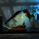 Resin Dragon Lamp Black And White Night Light For Bedroom Bedside Table Decor Cozy Gothic Christmas Gift For Couples And Teens - Image 3