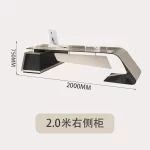 Modern Computer Office Desk Conference Storage Executive Standing Office Desk Display Crafts Mesa Ordenador Trendy Furniture - Image 20