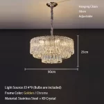 Crystal Rectangle Big Ceiling Lights LED Ceiling Chandelier Living Room Led Lamparas Para Techo Lighting for Lustre Home Decor - Image 17