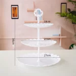 Cake Stand Birthday Cake Stand Display Cupcake Stand Snack Fruit Plate Wedding Party Tray Dessert Table Decorate Kitchen Tools - Image 10