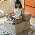 Modern Living Room Sofas Foldable Simple Lazy Sofa Bedroom Comfortable 1-person Sofa Bed Nordic Home Decoration Furniture - Image 4