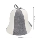 3 pcs Felt Sauna Hats Thick Sauna Hats Protective Sauna Hats Comfortable Sauna Caps - Image 5