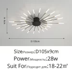 Minimalist Designer LED Ceiling Lamps Suspension Ceiling Lights for Living Room Bedroom Home Decor Indoor Lighting Decoration - Image 21