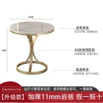 Round Side Small Coffee Tables Italian Luxury Mid Century Marble Corner Coffee Tables Nordic Vintage Living Room Furniture - Image 12