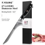 F.YOUNG Professional Kitchen Knives Damascus Steel Japanese Chef Knife Slicer Sashimi Utility Fruit Cooking Kitchenware Utensils - Image 15