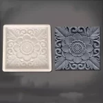 DIY Antique Flower Concrete Brick Mold Plastic Paving Mould Reusable Cement Floor Tile Wall Stone Form for Garden Patio Decor - Image 5