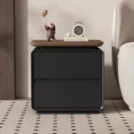 Simple Trendy Nightstand Luxury Storage Elegant Retro Nordic Stylish Fine Room Interior Table Chevet Bedroom Furniture - Image 8