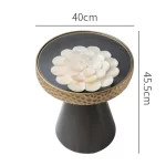 Modern Round Coffee Tables Center Living Room Hall Corner Coffee Tables Bedroom Luxury Decoration Side Table Nordic Designer - Image 8
