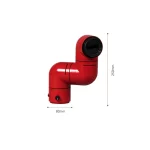 Spanish Space Age floor lamp Designer Replica Red White Water Pipe Standing Lamp For Living Room Sofa Bedroom Room Decoration - Image 9