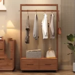 Wooden Wardrobes Coat Racks Minimalist Luxury Storage Standing Coat Racks Indoor Hanging Bag Hanger Perchero Trendy Furniture - Image 2