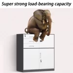 3/4/5 Drawer Office Filing Cabinet Lock Dividers Storage Filing Cabinets Living Room Organizer Cabinet Kitchen Home Furniture - Image 4
