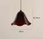 Bauhaus Medieval stained glass Petals Art Creative LED Home Ceiling Lights Lustre Lamps for Living Room Decoration Chandeliers - Image 18