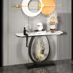 Unique Hall Metal Console Tables Entrance Nordic Lobby Modern Console Table Midcentry Simple Consolle Ingresso Home Furniture - Image 9
