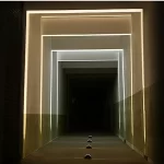 UDDALight 10W Ultra-Bright Outdoor Wall Sconce, LED Aluminum Window Sill Spotlight, Narrow Beam Waterproof for Corridor Villa
