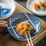 Japanese Ceramic Plate Household Turnip Plate Deep Plates Shallow Plate Turnip Dish Restaurant Hotel Creative Tableware Cooking - Image 4