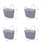 Swimming Bathing Handle Basket Student Bathing Basket Toilet Storage Hoppet Large Capacity Bathroom Storage Baskets Bath Basket - Image 12