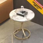 Round Side Small Coffee Tables Italian Luxury Mid Century Marble Corner Coffee Tables Nordic Vintage Living Room Furniture - Image 10