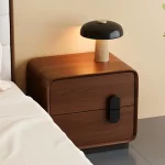 Display Trendy Nightstand Storage Modern Luxury Nightstand Aesthetic Vintage Mesita Bedroom Furniture - Image 5