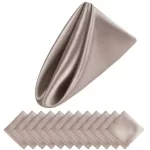60 Pack 30*30cm Wine Red Satin Table Napkins Soft Smooth Cloth Napkins Silky Satin Cloth Napkins for Restaurant Party Decoration - Image 20