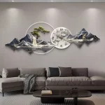 Luxury Minimalist Wall Clocks Mechanism Digital Art Muraart Living Room Kitchen Metal Bedrooms Quartz Reloj De Pared Home Decor - Image 3