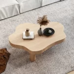 Nordic Cloud Shape Coffee Side Table Pine Cocktail Table Shape Side End Coffee Sofa Center Small Table Living Room Furniture - Image 6