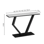 European Luxury Console Table For Hallway Entrance Trendy Glam Console Table Living Room Elegant Mesa Estrecha Home Furniture - Image 2