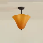 Bauhaus Medieval stained glass Petals Art Creative LED Home Ceiling Lights Lustre Lamps for Living Room Decoration Chandeliers - Image 29