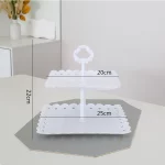 Cake Stand Birthday Cake Stand Display Cupcake Stand Snack Fruit Plate Wedding Party Tray Dessert Table Decorate Kitchen Tools - Image 9