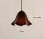 Bauhaus Medieval stained glass Petals Art Creative LED Home Ceiling Lights Lustre Lamps for Living Room Decoration Chandeliers - Image 15