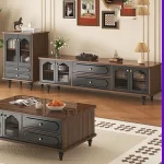 Nordic Elegant Tv Consoles Cabinet Unique Simple Convenient Life Tv Stands Space Saving Armoires De Salon Living Room Furniture