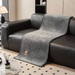1pc Quilted Thick Plush Sofa Cover. Corduroy Edging, Non-Slip & Warm. Pet-Friendly, Washable. Fits 1/2/3/-Seat & Combination. - Image 4