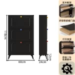 Slim Bedroom Storage Shoe Rack Display Hotel Room Farmhouse Shoe Cabinet Small Office Rangement Chaussures Home Furniture - Image 12