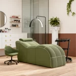 Modern Compressed Sofa Facial Bed Set for Living Room Hotel Use Minimalist Style Sponge Filled Vacuum Fabric Lash Bed - Image 4