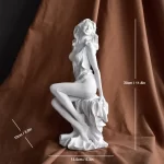 Aphrodite Sculpture Greek Goddess Statue Human Body Figurine Art Ornaments Venus Figurine Office Bookcase Living Room Home Decor - Image 9