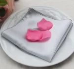 50pcs 30x30cm Rose Gold Small Satin Table Napkins Placemats Silk Dinner Cloth Napkins For Party Hotel Wedding Table Decoration - Image 13