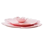 GIEMZA Ceramic Dinner Plates 3pcs Pink Flower White Floral Dish Dinnerware Sets Platos De Ceramica Porcelain Plate Stoneware - Image 2