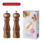 Acacia Wood Pepper Mill Grinders with base pepper mill Spice Mill for Tableware Kitchenware - Image 7