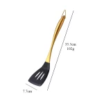 1-7PCS Silicone Head Kitchenware Stainless Steel Handle Soup Ladle Colander Cooking Set Turner Serving Spoon Kitchen Tool - Image 20