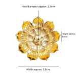 Alloy Incense Burner Lotus Multi-hole Wire Stick Holder Household Antique Incense Plate for Buddha Incense Holder Home Decor - Image 7