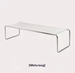 Stainless Steel Simplicity Coffee Table Modern Design Metal Unique Coffee Table Advanced Sense Nordic Mesa Centro Home Furniture - Image 8
