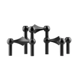Metal Molecular Structure Candle Holder Nordic Silver Candlestick Centerpiece Living Room Decoration Gift Home Decore Candelabra - Image 11
