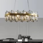 Luxury LED Crystal Pendant Lights Home Living Dining Room Lighting Decorate Lustre Villa Hotel Bar Ceiling Chandeliers Fixtures - Image 4