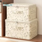 Foldable Storage Box Large Capacity Clothes Blanket Storage Bags Storage Containers for Organizer Bedroom Closet Cloth Dustproof - Image 4